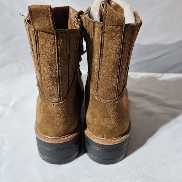 Nine West womens Ivani combat lace up boots. Size 7M. New - Picture 5 of 6